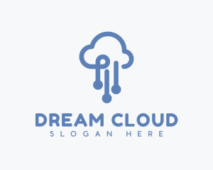 Cloud Rain Technology logo design