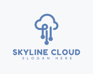 Cloud Rain Technology logo design