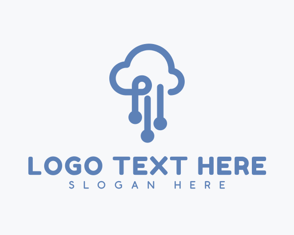 Cloud logo example 4
