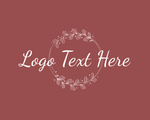 Floral Beauty Wordmark Logo