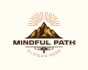 Mountain Peak Camp logo design