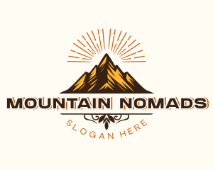 Mountain Peak Camp logo design