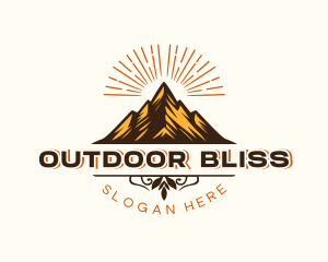 Mountain Peak Camp logo design