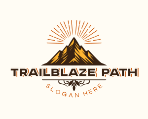 Mountain Peak Camp logo design