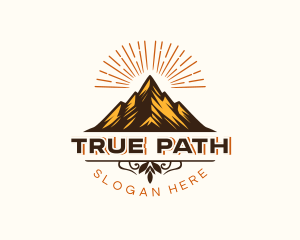 Mountain Peak Camp logo design