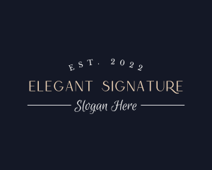 Elegant Salon Boutique logo design