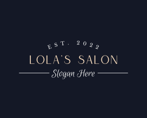 Elegant Salon Boutique logo design