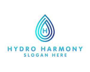 Water Droplet Hydro Utility logo