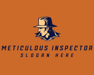 Detective Investigator Hat logo