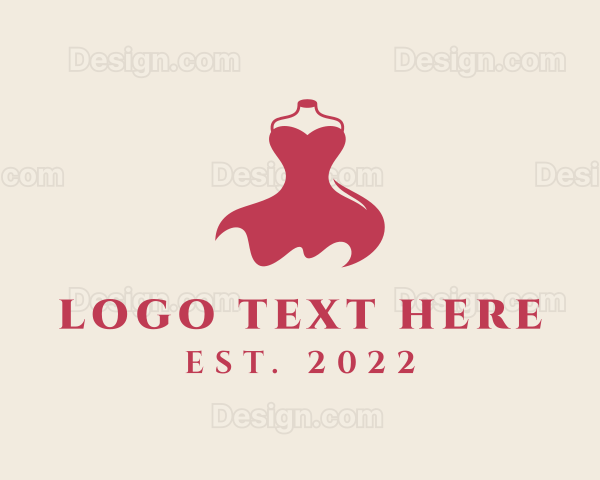 Dress Sewing Mannequin Logo