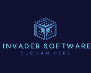 Software Cube Technology logo design