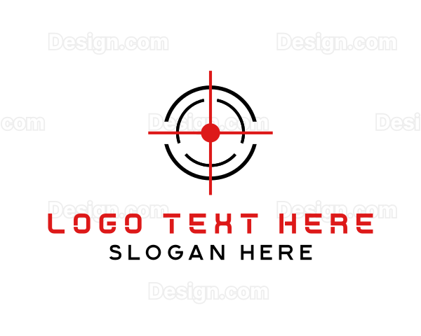 Target Crosshair Shooter Logo