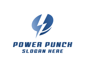 Lightning Electric Power logo design