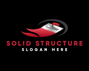 Masonry Trowel Construction logo design