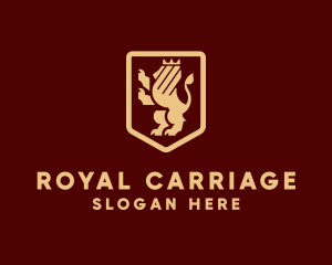 Royal Lion Insignia logo design