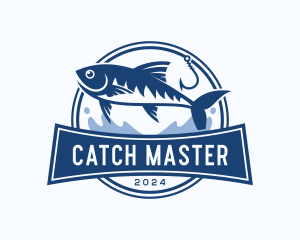 Fish Hook Fishing logo design