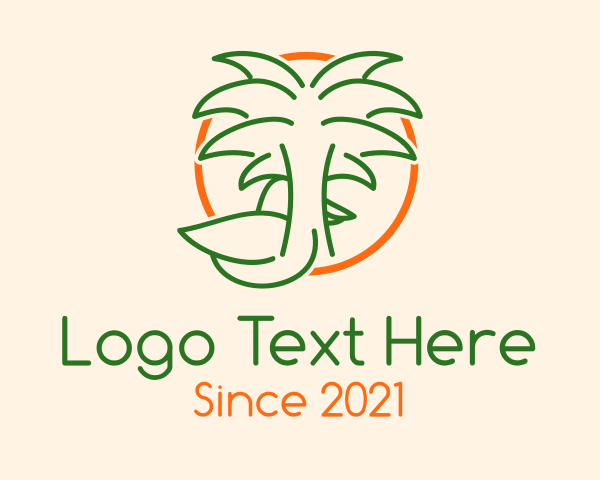 Coconut logo example 3