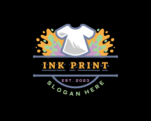 Paint Shirt  Print logo