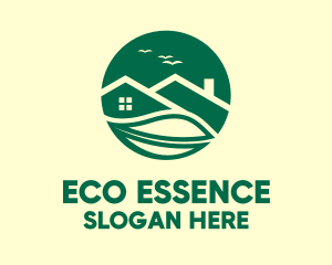 Eco Sky House logo design