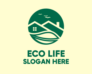 Eco Sky House logo design