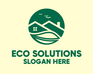 Eco Sky House logo design