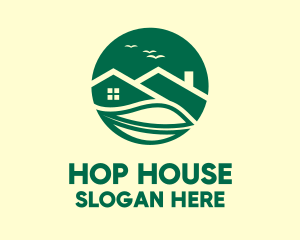 Eco Sky House logo design