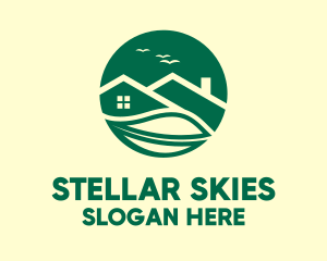 Eco Sky House logo design