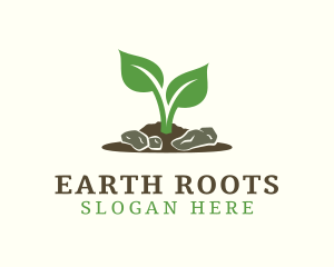 Gardening Soil Plant logo