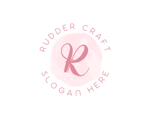 Watercolor Boutique Paint logo design