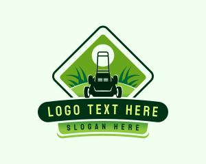 Mower Grass Lawn logo