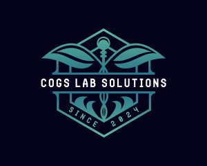 Pharmaceutical Lab Clinic logo design