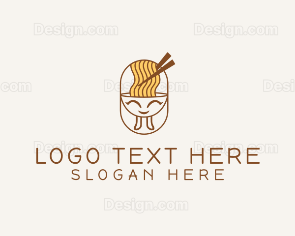 Fast Food Noodle Logo