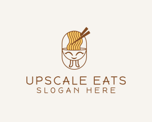 Fast Food Noodle logo design