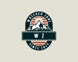 Mountain Summit Hiking Logo