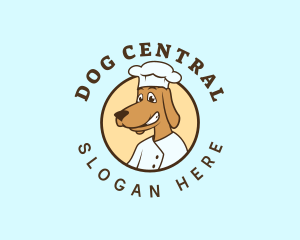 Chef Dog Toque logo design