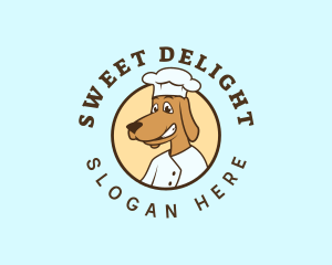 Chef Dog Toque logo design