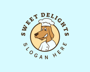 Chef Dog Toque logo design