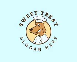 Chef Dog Toque logo design