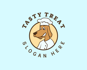 Chef Dog Toque logo design