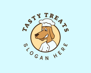 Chef Dog Toque logo design