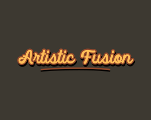 Retro Hipster Script logo design