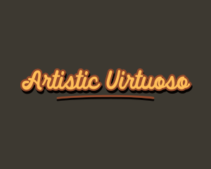 Retro Hipster Script logo design