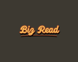 Retro Hipster Script logo design