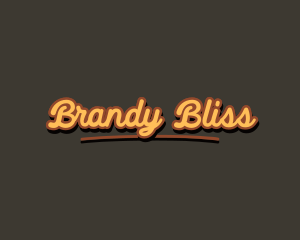 Retro Hipster Script logo design