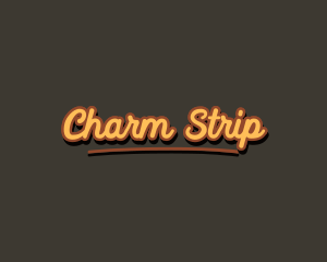 Retro Hipster Script logo design