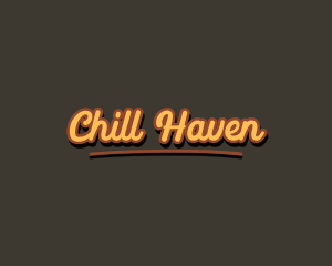 Retro Hipster Script logo design