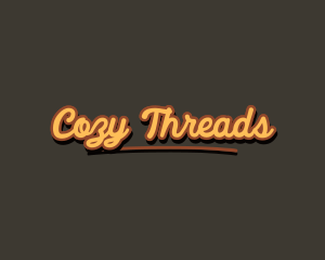 Retro Hipster Script logo design