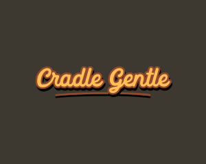 Retro Hipster Script logo design