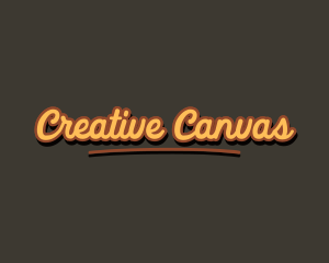 Retro Hipster Script logo design