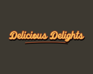 Retro Hipster Script logo design